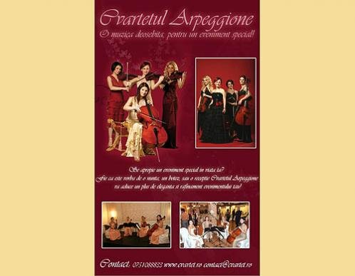 Cvartetul Arpeggione - muzica deosebita pentru un eveniment special